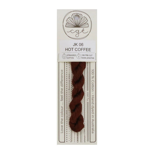 JK06 Hot Coffee - Pre-cut floss - Cottage Garden Threads