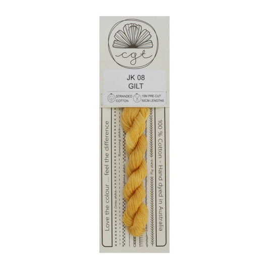 JK08 Gilt - Pre-cut floss - Cottage Garden Threads