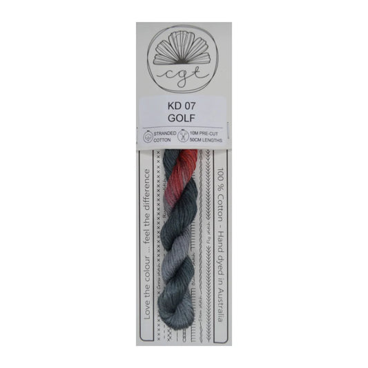 KD07 Golf - Pre-cut floss - Cottage Garden Threads