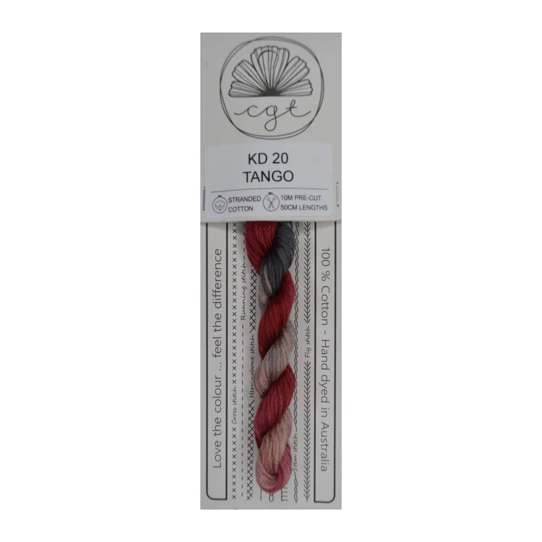 KD20 Tango - Pre-cut floss - Cottage Garden Threads