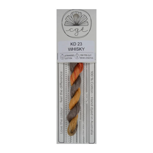 KD23 Whisky - Pre-cut floss - Cottage Garden Threads