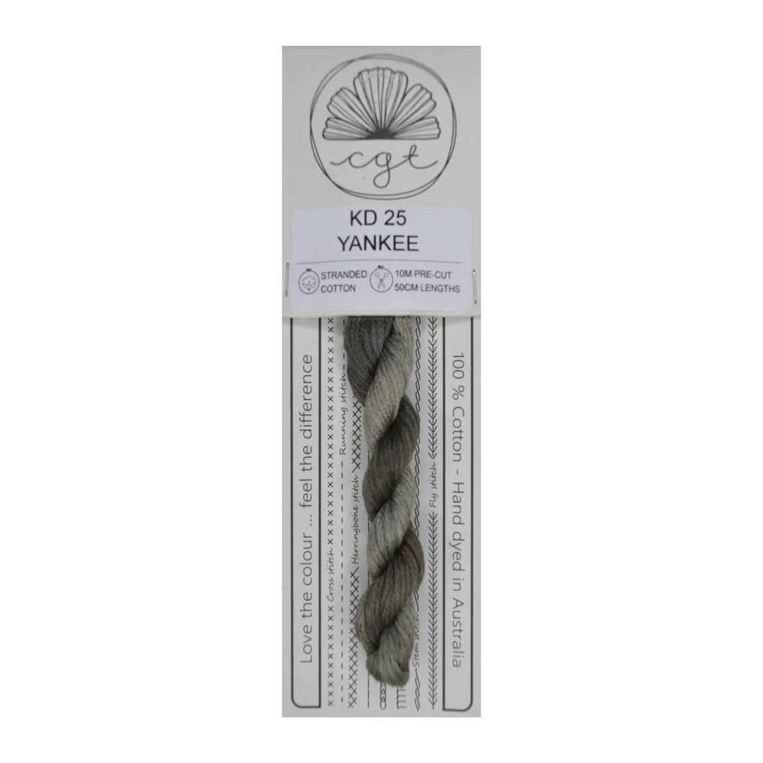 KD25 Yankee - Pre-cut floss - Cottage Garden Threads