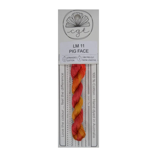 LM11 Pig Face - Pre-cut floss - Cottage Garden Threads