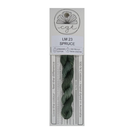 LM23 Spruce  - Pre-cut floss - Cottage Garden Threads