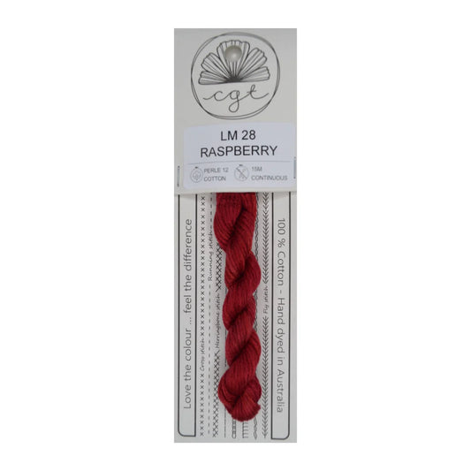 LM28 Raspberry - Pre-cut floss - Cottage Garden Threads