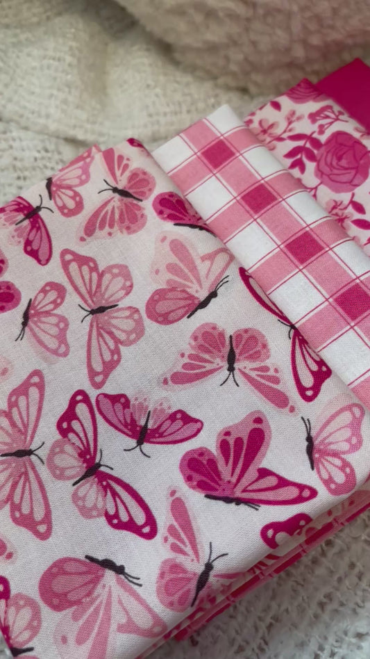 Pretty In Pink - Ensemble de 5 "Fat Quarter" 