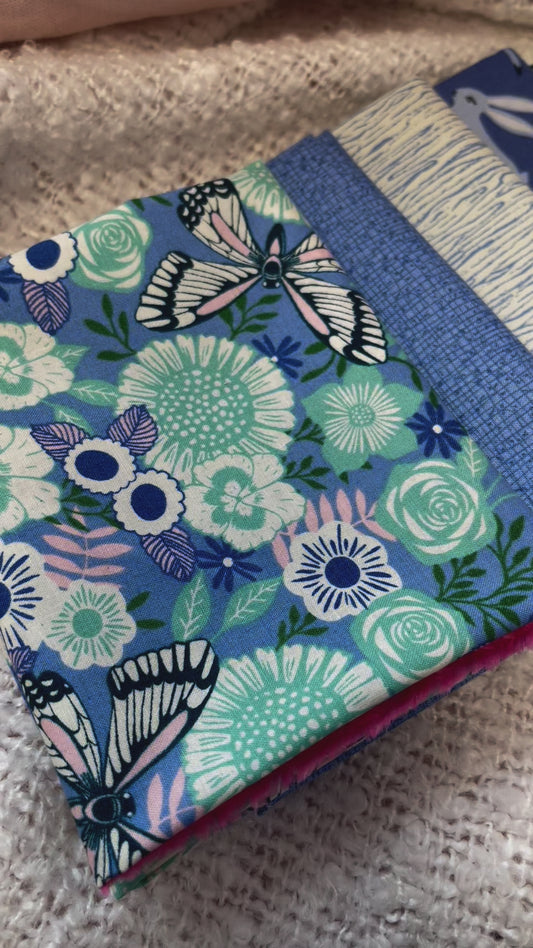 Bleus du jardin - Ensemble de 6 "Fat Quarter" 