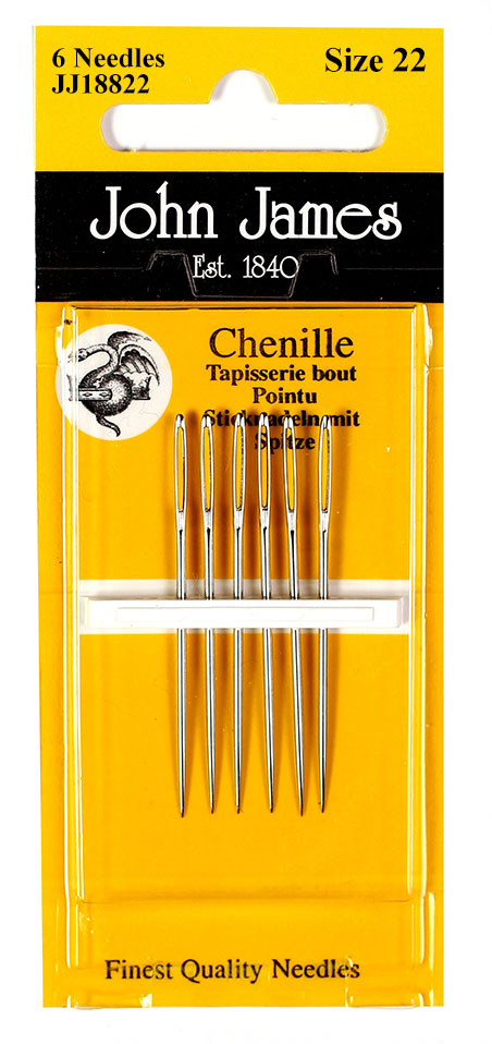 John James Chenille Needles - 4 Sizes