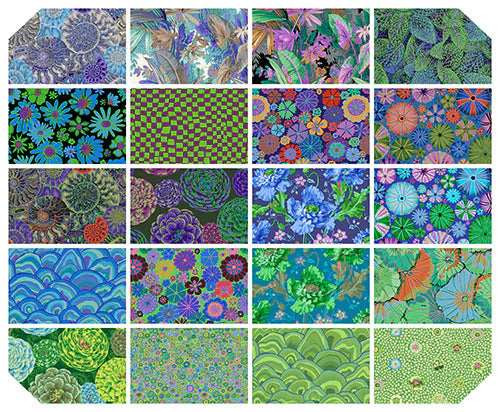 Kaffe Fassett Collective August 2024 - Fat Quarter 20pcs - Cool