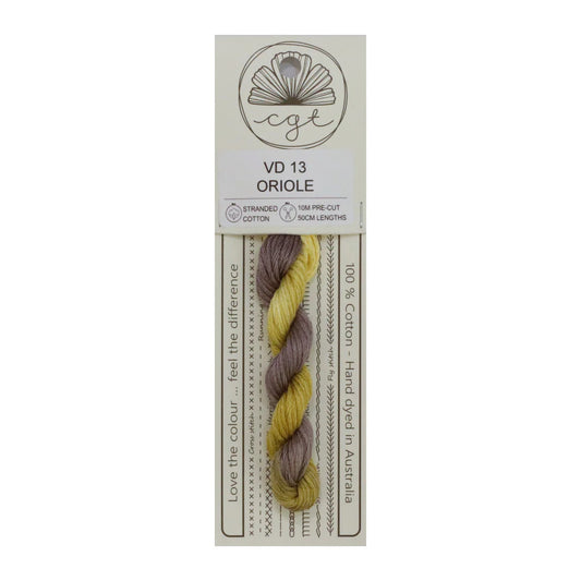 VD13 Oriole - Pre-cut floss - Cottage Garden Threads