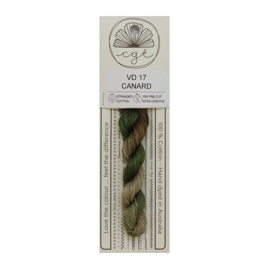 VD17 Canard - Pre-cut floss - Cottage Garden Threads